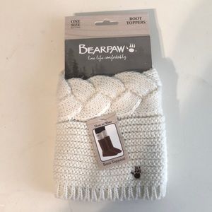 White Knit Boot Toppers